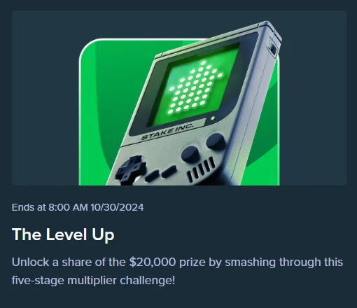 The Level Up Stake Bonus